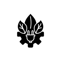 creative details biomass energy icon  vector illustration 