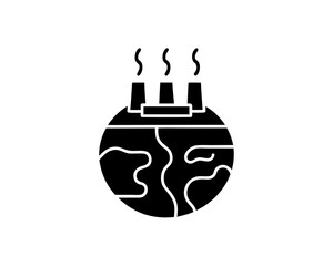creative details geothermal energy icon vector illustration 