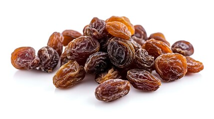 Fototapeta premium Raisins isolated on white background