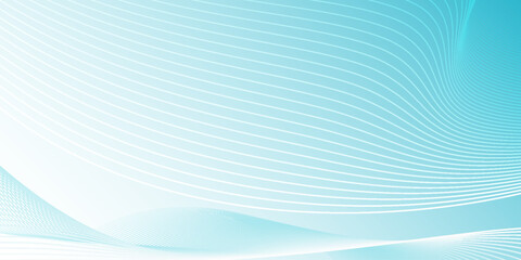 Abstract blue smooth waves on white background. Dynamic sound waves. Design elements. Eps10