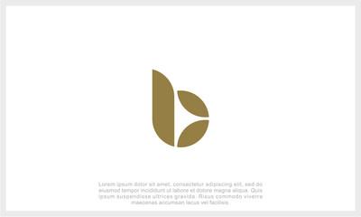 Letter B Logo Template Design Vector Illustration