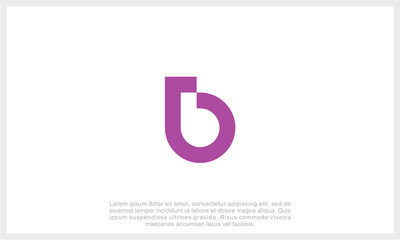 Letter B Logo Template Design Vector Illustration