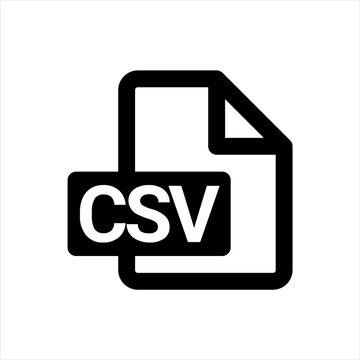  A simple icon representing a Comma Separated Values file.