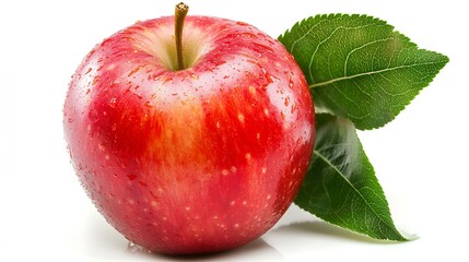 Red Apple Isolated on White Background