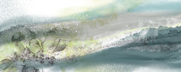 Glowing blue abstract shape, texture futuristic dynamic poster header cover wallpaper banner backdrop design 