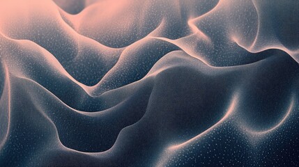Obraz premium Ethereal Waves of Soft Light and Texture Create a Dreamlike Atmosphere Perfect for Artistic Explorations and Contemporary Digital Art Displays