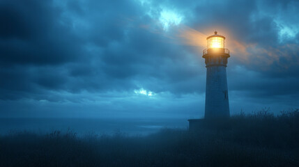 Lighthouse vector beacon