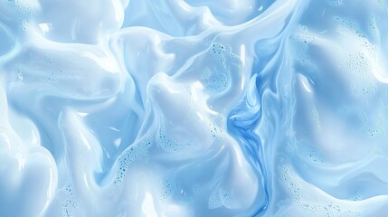 Obraz premium A macro depiction of gently bubbling liquid in glowing