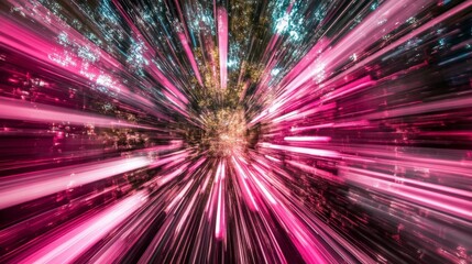 Dynamic Abstract Speed Lines - Futuristic Digital Art