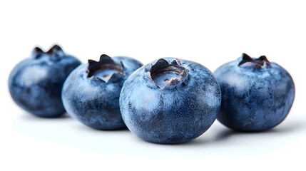 Obraz premium Blueberries isolated on white background