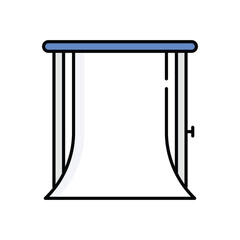 Background Stand Vector icon