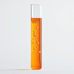 Soda Fizzing in Clear Glass