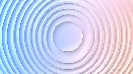 Fototapeta premium Abstract circular layers form pattern with gradient background, used for modern designs