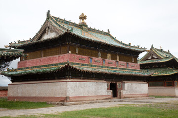 Fototapeta premium Erdene Zuu monastery view, Mongolia landmark