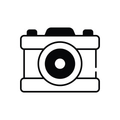Retro Camera  Vector icon