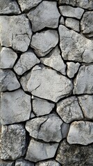 A Stunning Gray Stone Wall Design: A Timeless Architectural Masterpiece