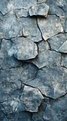 Obraz premium Stunning Gray Stone Wall Texture: A Detailed Look at Natural Rock Face