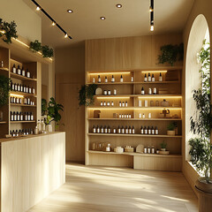 interior of a luxury hotel