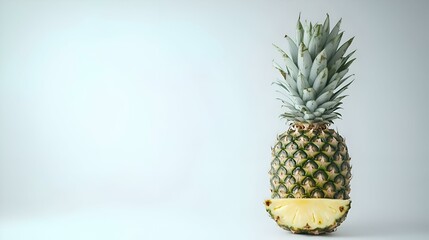 Pineapple isolated on white background
