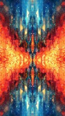 Abstract Cityscape Digital Art: A Vibrant Urban Canvas