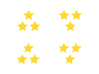 三ツ星評価アイコンセット