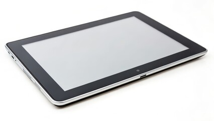 Tablet Computer on White Background