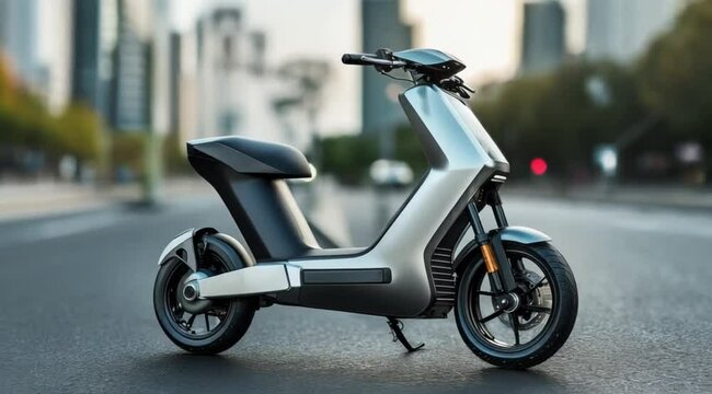 Modern electric bike revolutionizing urban transportation with technology