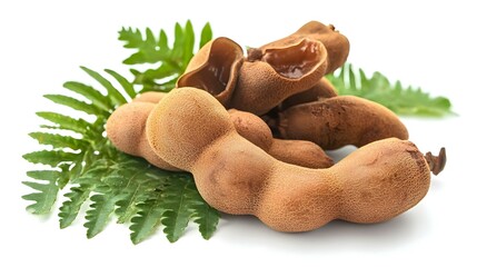 Fototapeta premium Tamarind fruit isolated on white background