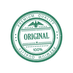 Rubber stamp. Original. Vector illustration on isolated white background