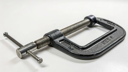 C-Clamp on White Background