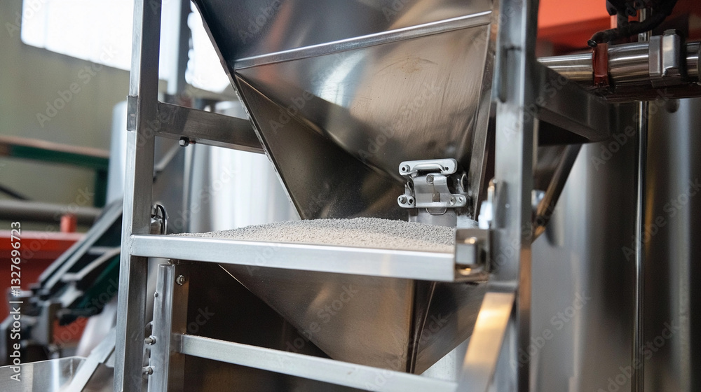 Poster Hopper mechanism for efficient material handling in operations Generative AI