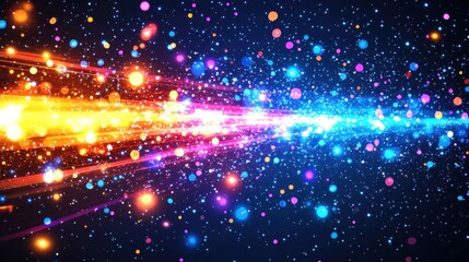 Abstract energy burst