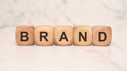 Wooden blocks spelling 