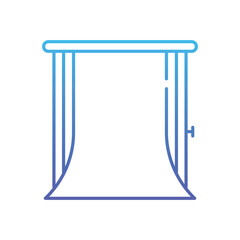 Background Stand Vector icon