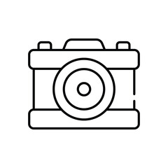 Retro Camera  Vector icon