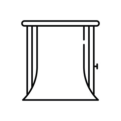 Background Stand Vector icon