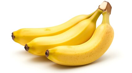 Bunch of Bananas isolated on white background