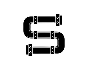 creative details electrical conduit icon vector illustration