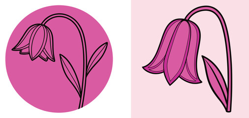 Colorful Floral Vector Art with Exotic Flowers, Vintage Botanical Elements, Abstract Petals, and Elegant Blooming Patterns for Design, Decoration, and Creative Artwork