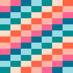 Abstract retro vintage colorful geometric pattern background