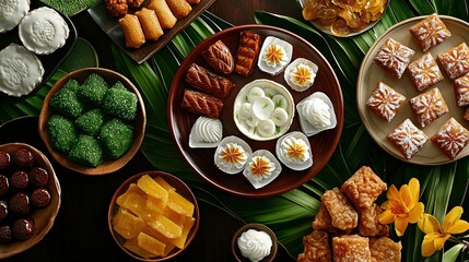  Desserts Topped with Icing & Toppings..| Dessert | Type | Description |.| --- | --- | --- |.| Chocolate Cake
