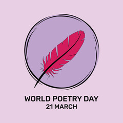 World Poetry Day Illustration
