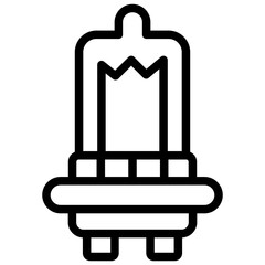 Obraz premium halogen icon