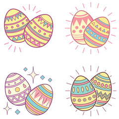  Colorful Easter Celebration with Painted Eggs, Spring Flowers, Festive Decorations, and Bunny-Themed Holiday Setup for Seasonal Joy and Family Gatherings