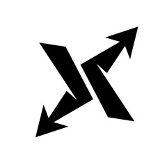 x letter logo icon design illustration