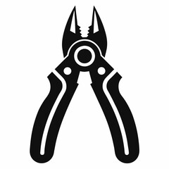 creative details insulated pliers icon vector illustration