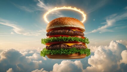 Burger in the sky - Manipulation