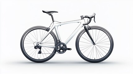 Modern Road Bicycle with Sleek Design and Aerodynamic Frame for Cycling Enthusiasts