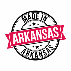 Fototapeta premium Made in Arkansas Badge