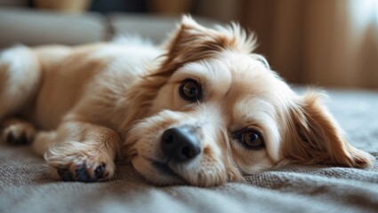 The image of an adorable dog